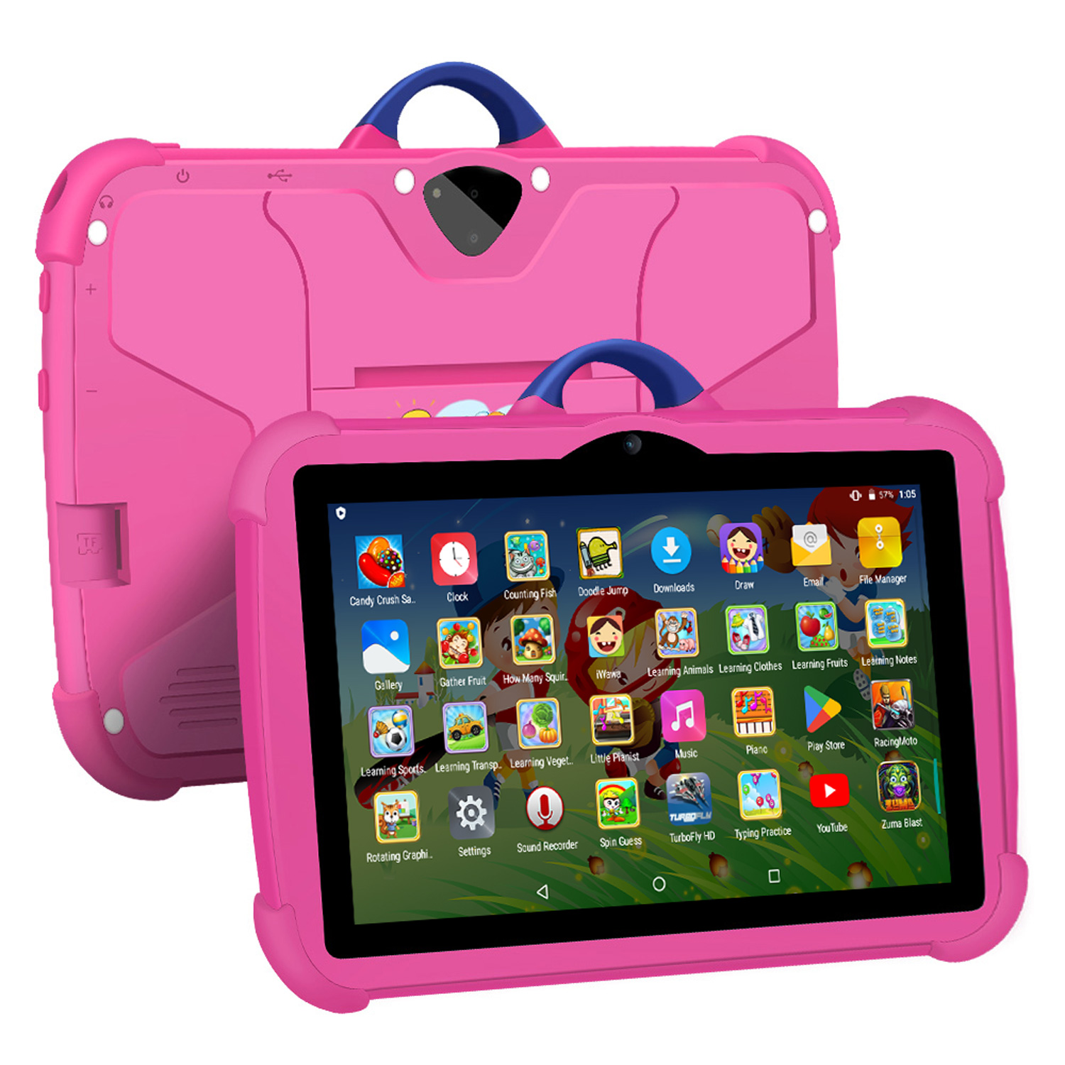 Kids Education Tablets - Новый детский планшет с мультяшным узором,