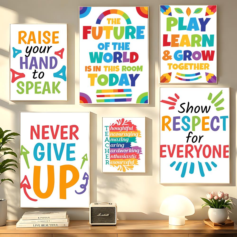 Kids Educational Posters - Образовательный постер для детской комнаты, HD-картина,
