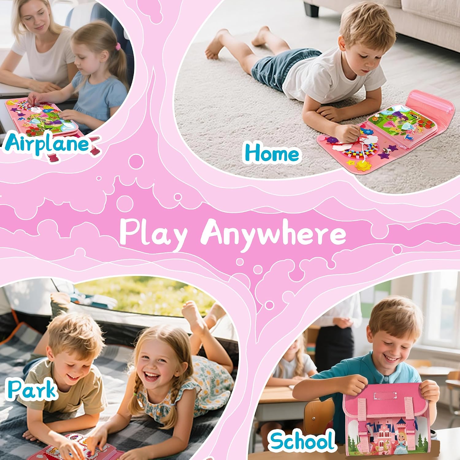 Рюкзак-игровая площадка «Замок – обзор и цена Kids Education Fun