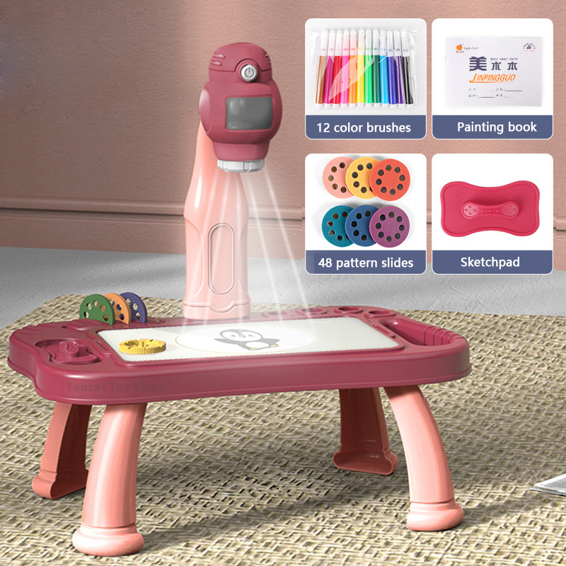 Умный проектор, набор для рисо – обзор и цена Kids Education Tablets