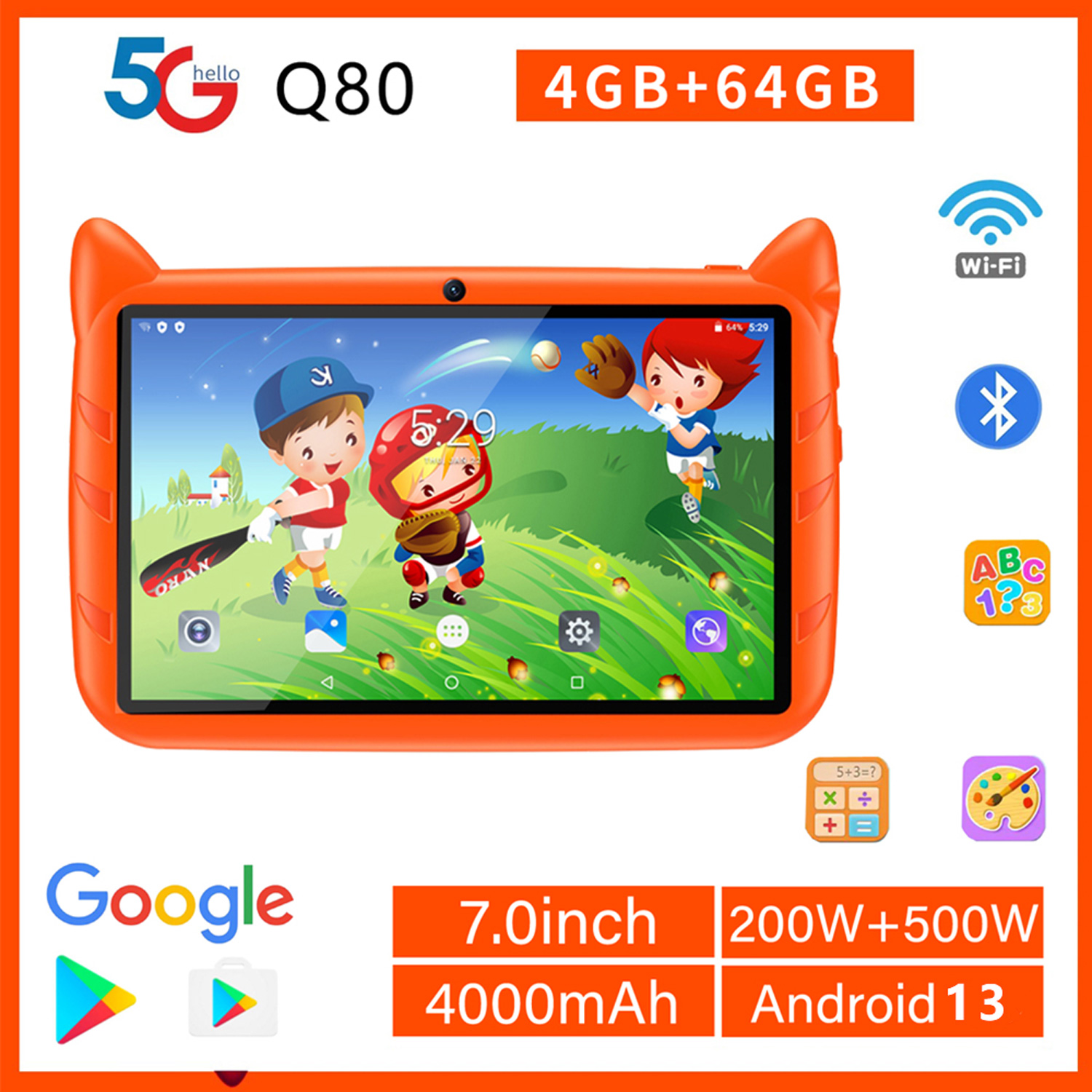 Новый 5G Wi-Fi детский планшет – обзор и цена Kids Education Tablets